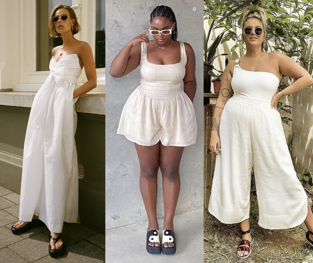Beach jumpsuit outfit plus size midsize ideas 